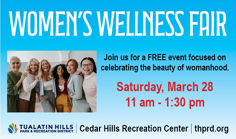 Women’s Wellness Health Fair – March 28, 2026 – Beaverton, OR